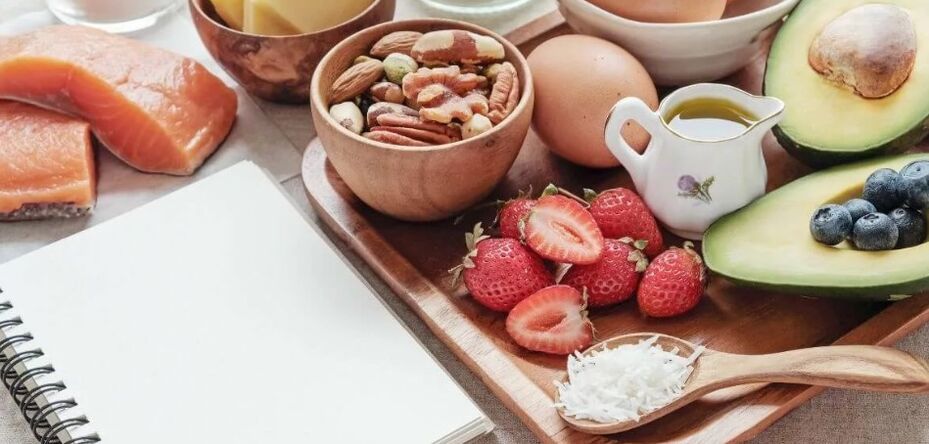 Keto diéta menu